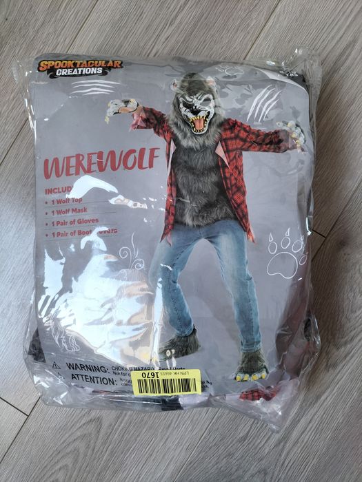 Strój dziecięcy, bal przebierańców, bal karnawałowy,wilkołak,r.8-10lat