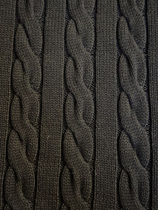 Czarny sweter ralph lauren half zip
