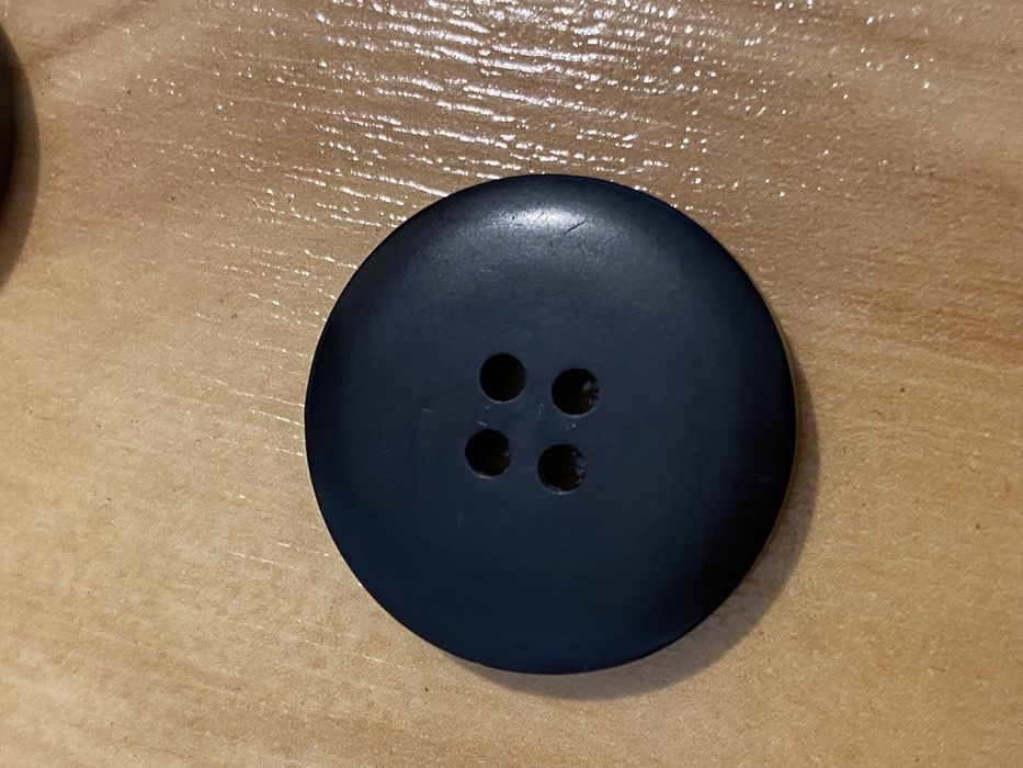 Scarell 8 guzików guziki czarne 2,5 cm od kurtki skórzanej