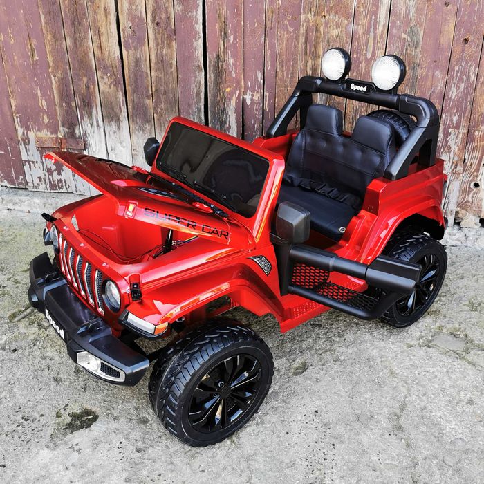 JEEP WRANGLER Terenowy 4x4 Auto AKUMULATOR Elektryczny Rubicon DZIECI
