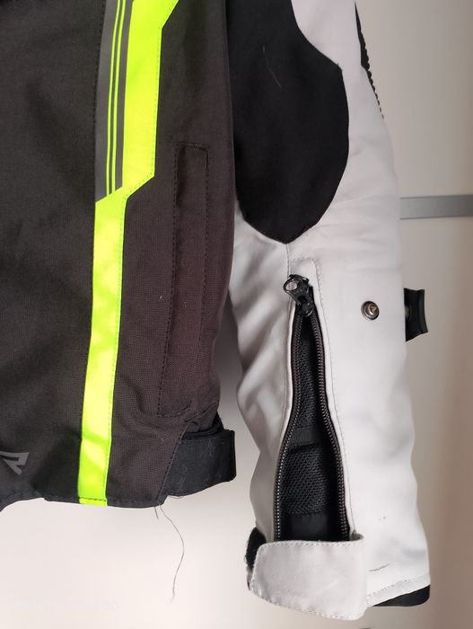 Kurtka tekstylna REBELHORN BORG BLACK/GREY/FLO YELLOW czarny szary żółty fluo
