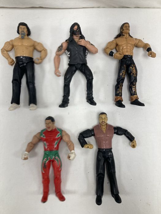 Brinquedo Bonecos John Cena, Rey Misterio, Booker T, WWE, Jakks