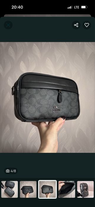 Мужская сумка coach чоловіча