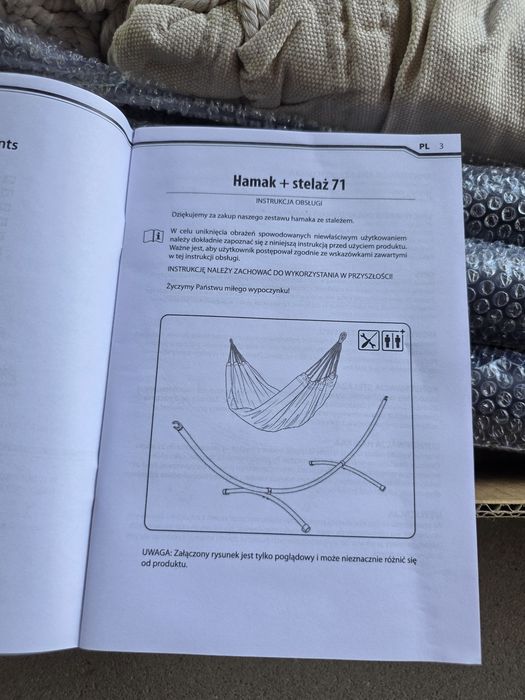 Stelaż plus  hamak