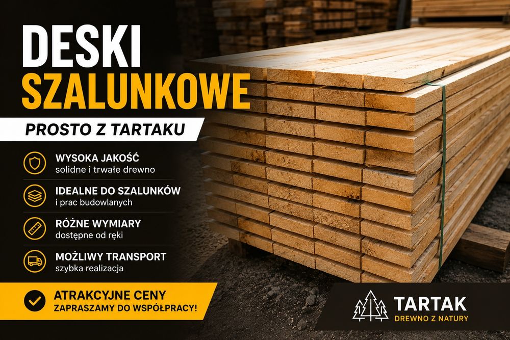 Deski szalunkowe