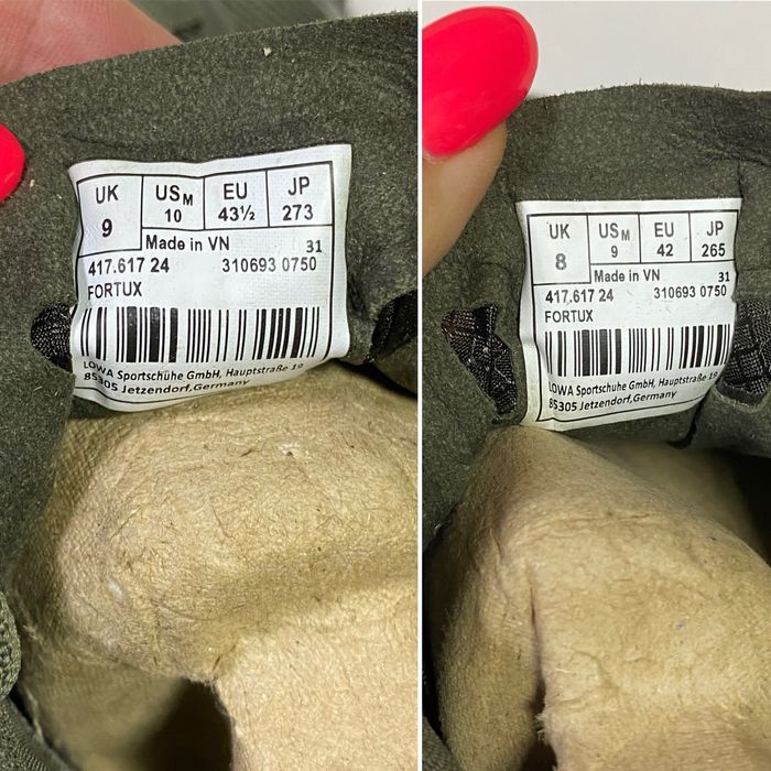 41р, 42р, 43.5р, 45р. Кросівки LOWA Fortux Lo Ranger Green берці