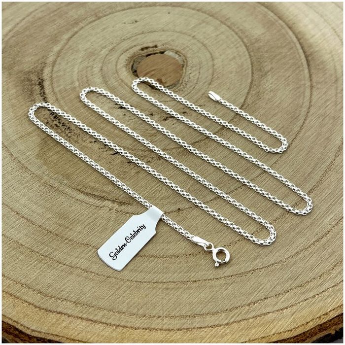 Srebrny Łańcuszek Męski Bismark Długi 80 Cm 2 Mm Srebro Próba 925 + Gr