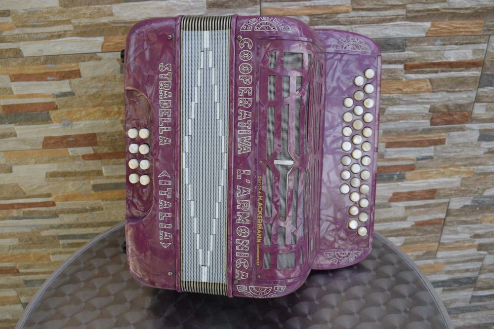 Concertina Cooperativa L.Armonica Stradella Italia 3 Voz .La Re Sol