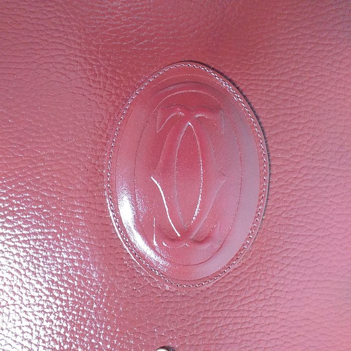 PREMIUM MUST DE CARTIER VINTAGE oryginalna skóra naturalna torebka A4