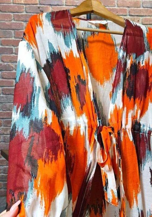 Пляжная длинная яркая накидка Primark, р. S/M