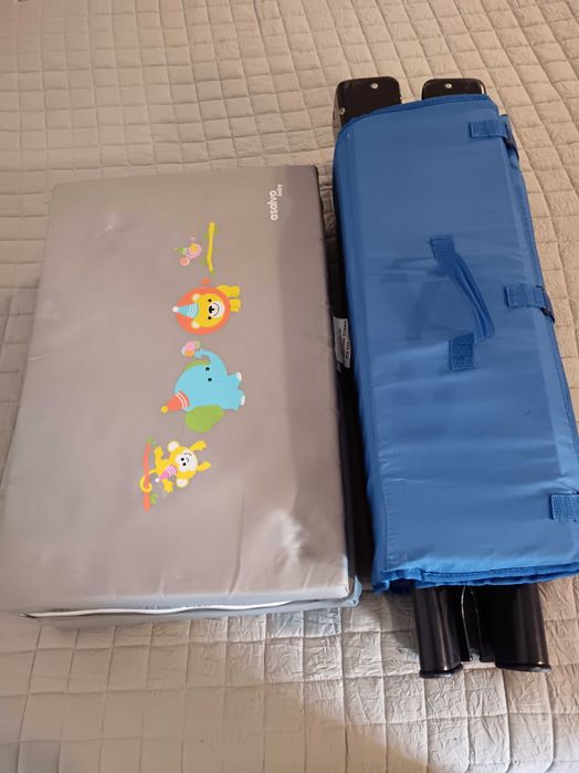 Cama de viagem com colchão