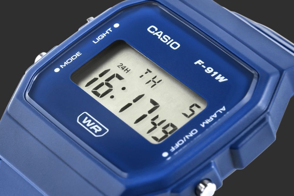 Zegarek CASIO Unisex F-91WB-2A1DF + BOX prezent