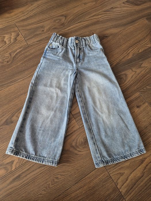 Jeansy spodnie dzwony dzieciece sinsay 104