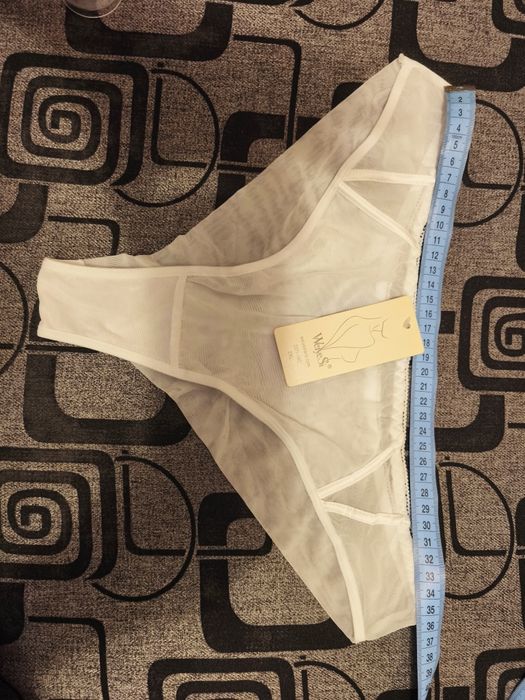 Шикарні супер сексуальні білі трусики в сіточку. Абсолютно нові