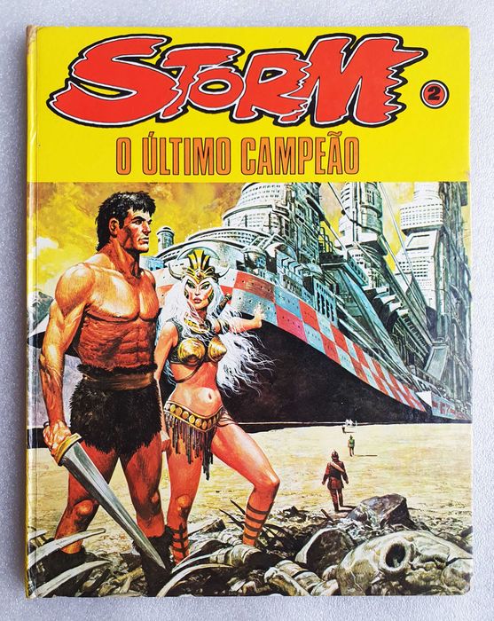 Antigo Álbum BD ~ "STORM - O Ultimo Campeão" ~ nº2 ~ Capa Dura ~ 1981