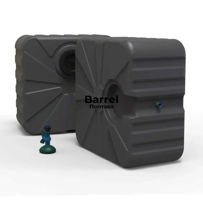 Бак для душу 75 літрів, пластиковий, двошаровий з лійкою.