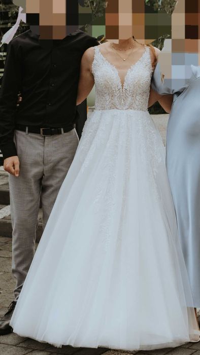 Suknia ślubna princesska 34-36