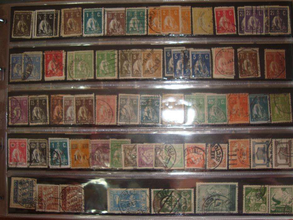 Colecção selos e blocos