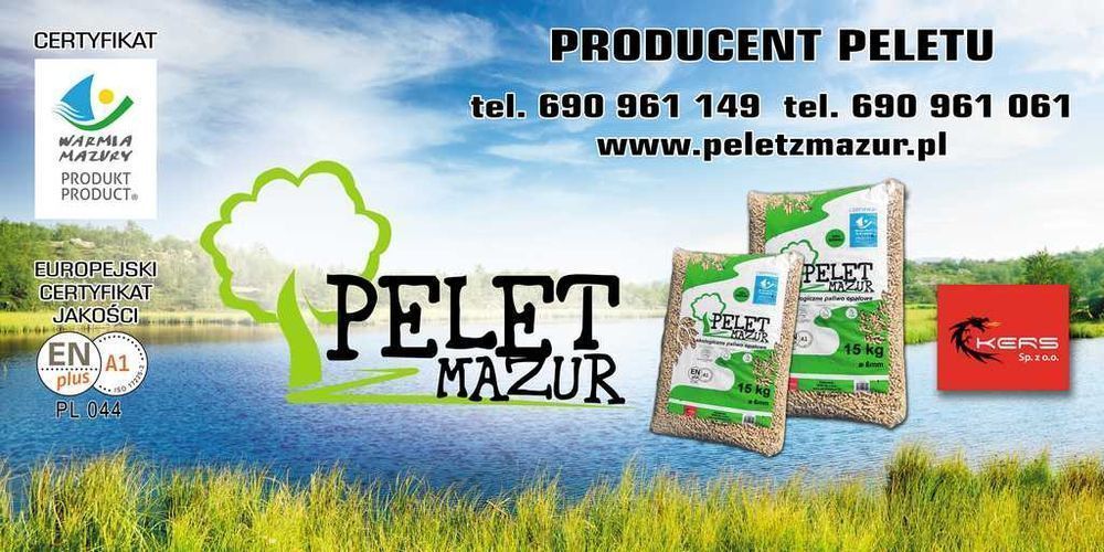 PRODUCENT !!! Pelet z Mazur EN PLUS !!!