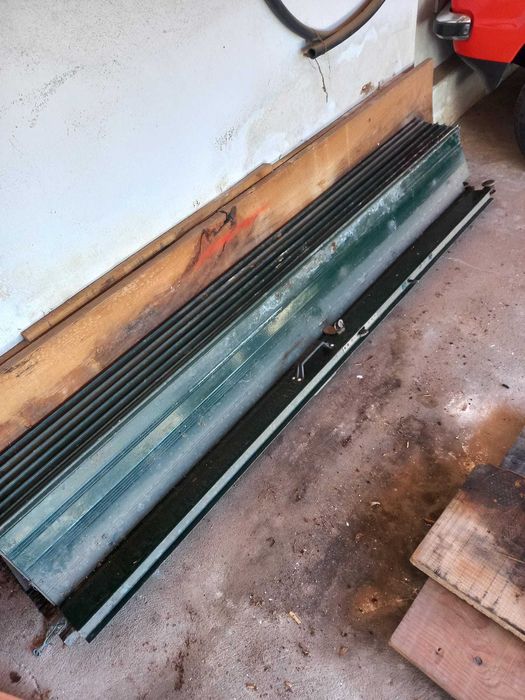 Portão de Fole para garagem em chapa