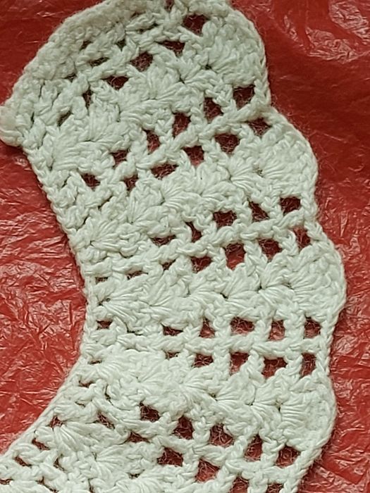 Stary kołnierzyk damski robiony  z czasów PRL