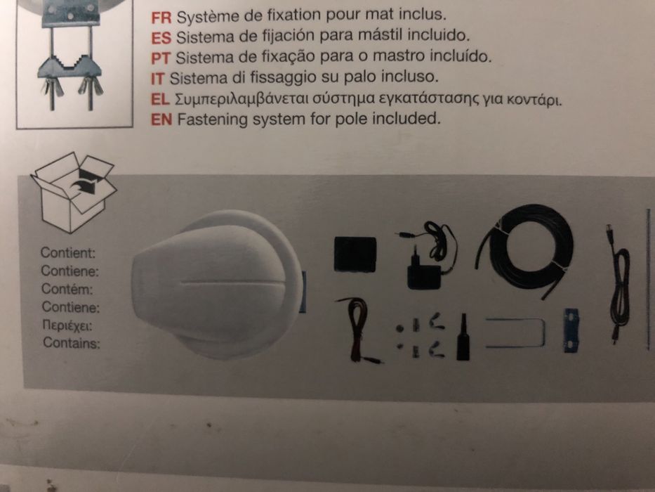 Antena Omnidirecional  Caravana/ Autocaravana