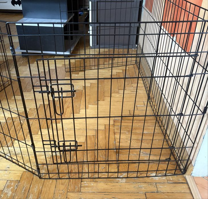 Манеж клітка для собаки волʼєр для дому