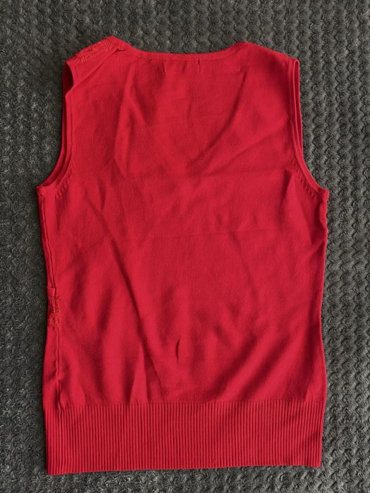 Kamizelka czerwona damska rozmiar S