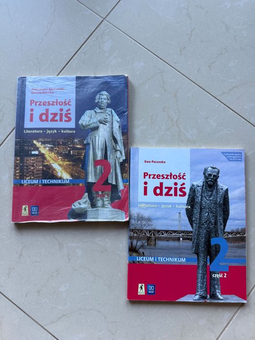 Przeszłość i dziś klasa 2 cz. 1 i 2 podręcznik polski LO technikum WSiP komplet