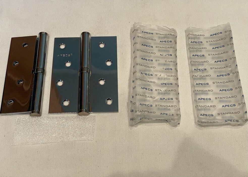 Петля дверная APECS 100*75-B steel CR-L