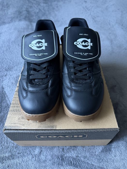 Шкіряні кросівки COACH Match оригінал, кеди, снікери