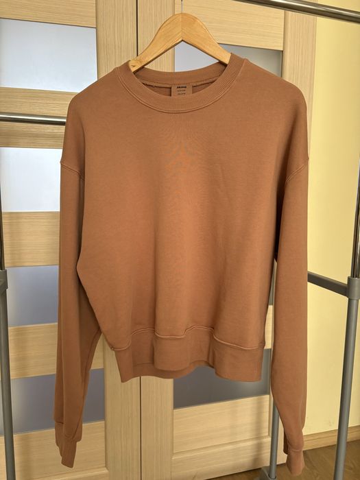 Оригінальний світшот SKIMS Cotton Fleece The Pullover, розмір L (Оверсайз)