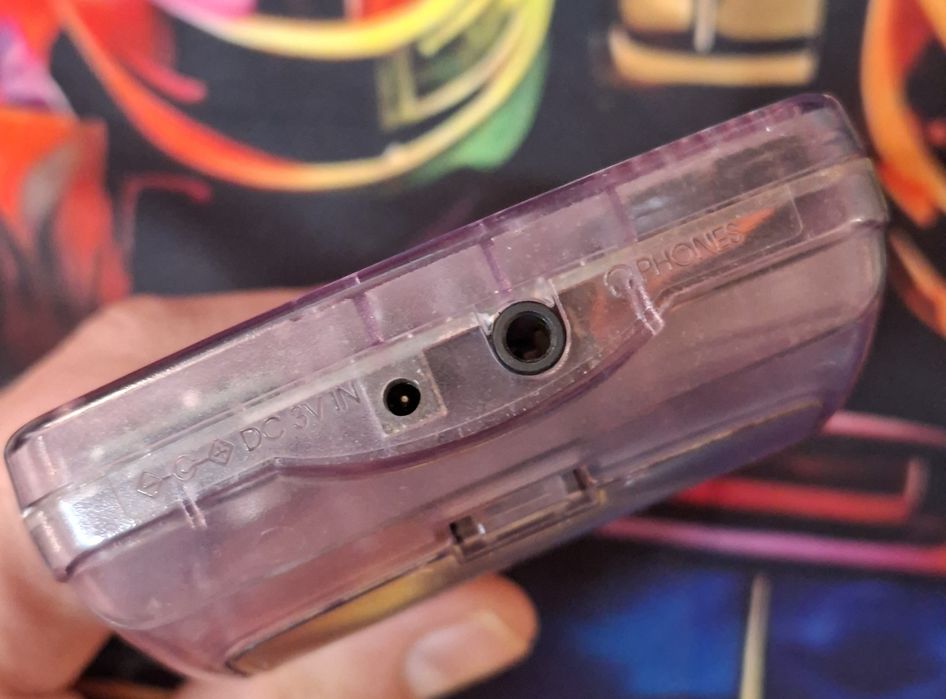 Game boy Color Purple Transparente