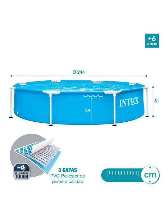 Piscina INTEX 2,4mt