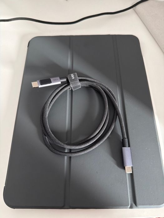 Кабель Ugreen Uno L509 USB-C - USB-C PD 3.0 100W 5A LED-дисплей 1 м