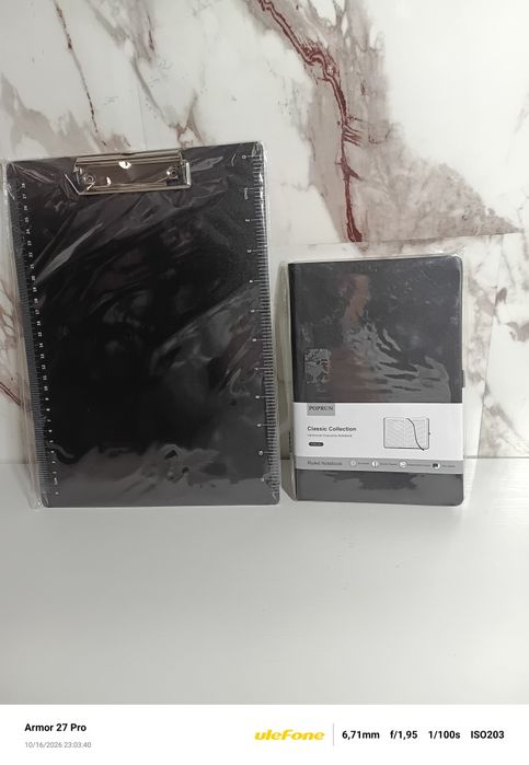 Notatnik + podkładka