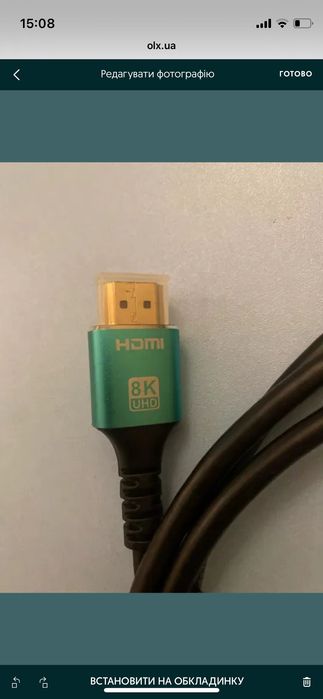 Кабель Micro HDMI 2.1 - HDMI 48gbps новий 0.5m 8k 60hz GoPro