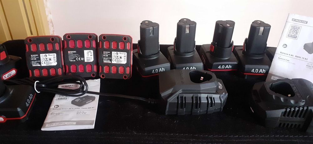 запч аккумулятор Parkside 2A 4А 8А зарядки акумулятор батарея парксайд