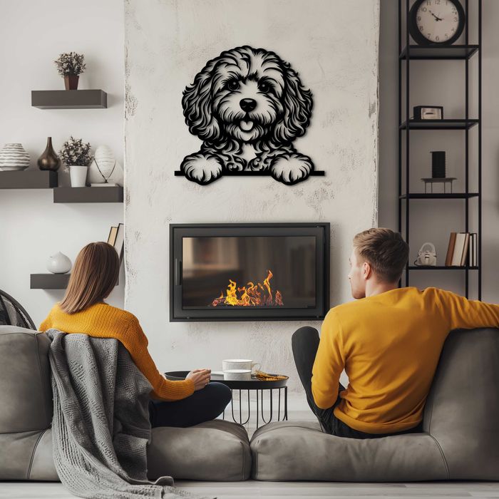 Дерев'яна картина на стіну декор в кімнату Кавапу інтер'єрна картина