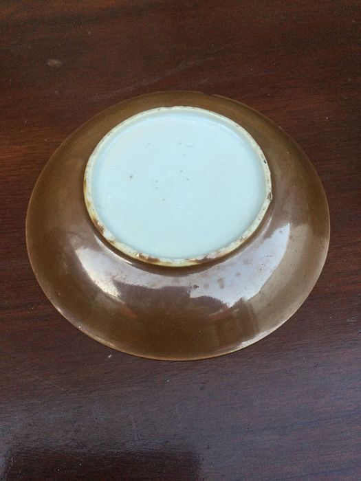 Covilhete chavena porcelana chinesa Chocolate Qianlong séc XVIII 14 cm