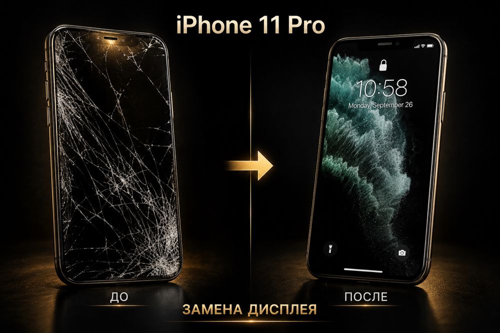 Дисплей iphone 11 pro модуль сенсор установка