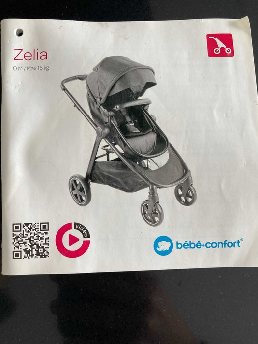 Carrinho bebeconfort Zelia + Ovinho + Base isofix + espelho Chicco