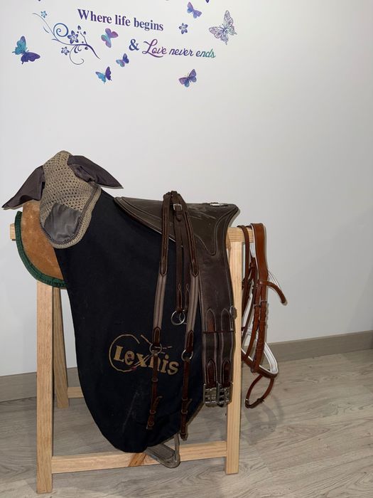Conjunto de equitação (obstáculos)