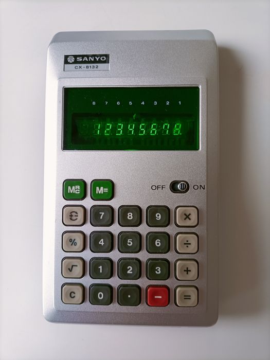 CALCULATRICE  PRIVILEG LCD1  Vintage old School Vert Led .1970 EUR 37,00 - FR