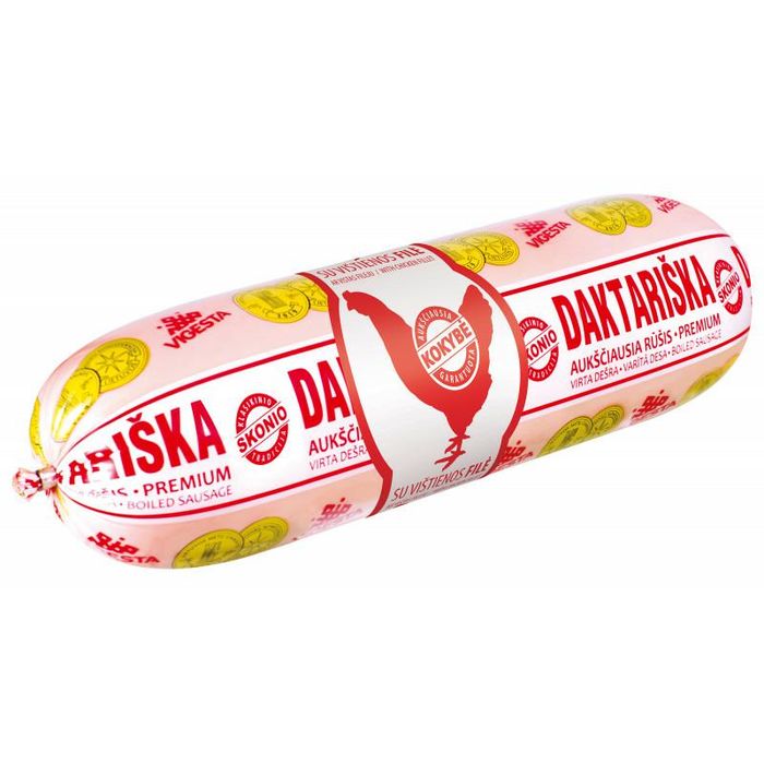 Daktariska Kiełbasa Drobiowa Gotowana 0,65 Kg
