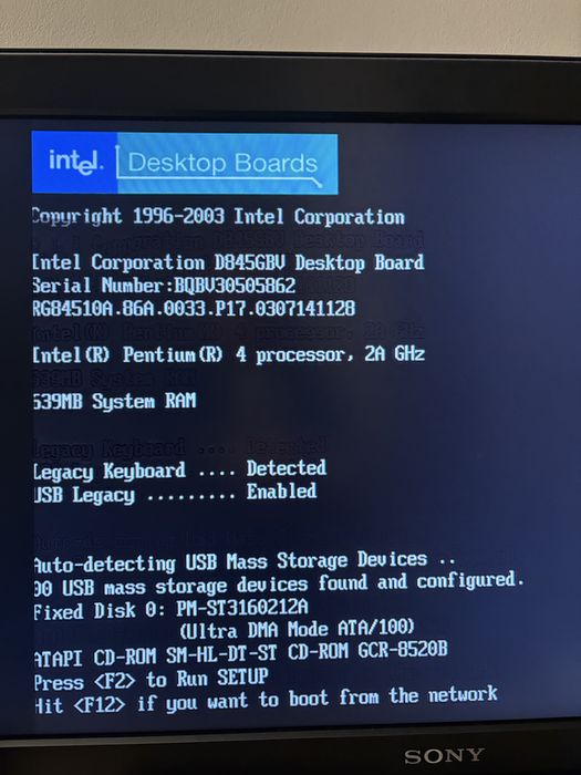 Komputer PC P4 2.0 GHZ