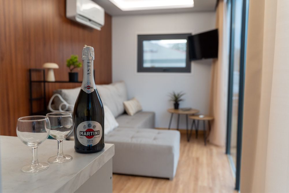 Nowoczesny domek letniskowy , modułowy, mobilny, kontenerowy