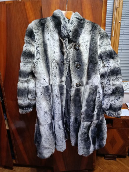 Шуба синтетична під котика морського розмір 50о