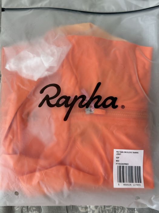 Koszulka kolarska Rapha Pro Team longsleve pomaranczowa M