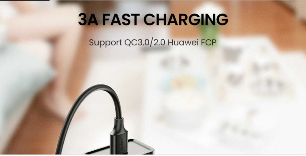 Ugreen USB 3.0 Cable – Type C (50 cm)64586468709377124